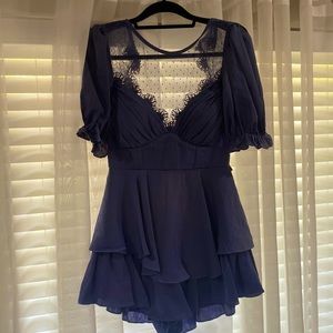 Blue romper (worn once)